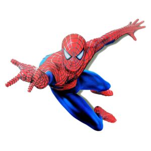 Naklejka na ścianę Spiderman 3D WS-0007