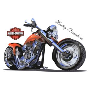 Naklejka na ścianę Harley-Davidson WS-0289