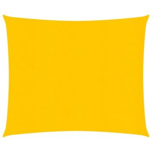 Żagiel przeciwsłoneczny, 160 g/m², żółty, 2,5x2,5 m, HDPE