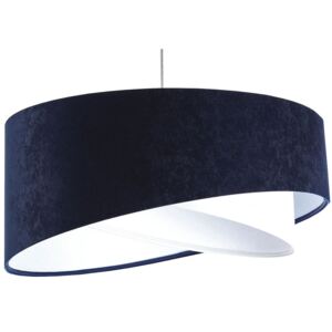 Granatowo-biała lampa wisząca nad stół - EX995-Rema