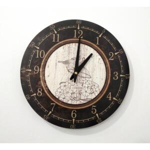Zegar ścienny ZH18 retro vintage 30cm