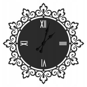 Zegar ścienny metalowy "Koronka II" 50cm z28/50/c