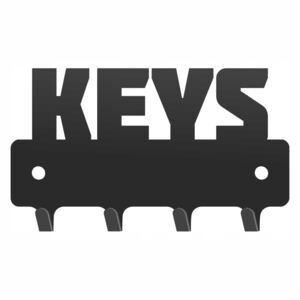 Wieszak metalowy na klucze keys w140 10cm
