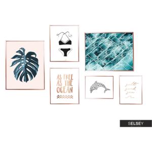 Selsey Zestaw 6 Plakatów Peaceful Ocean