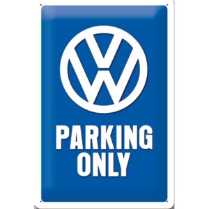 Postershop Metalowa tabliczka VW Parking Only 20 x 30 cm, BEZPŁATNY ODBIÓR: WROCŁAW!