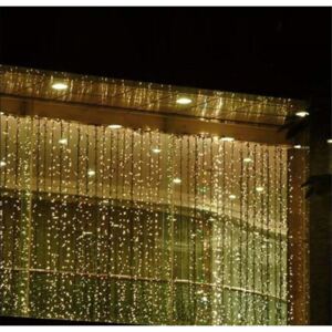 Świąteczna kurtyna świetlna - 3x6 m, 600 LED, ciepła biel