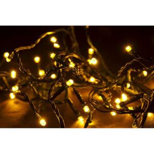 Lampki świąteczne LED ciepłe białe, 300 diod