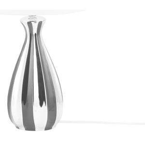 Lampa stołowa srebrna 52 cm VARDJA