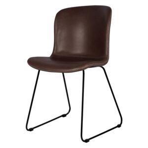 Krzesło STORY 40, brązowy, eko skóra, 0000076770