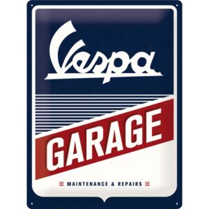 Postershop Metalowy obrazek: Vespa Garage, BEZPŁATNY ODBIÓR: WROCŁAW!
