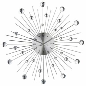 Zegar ścienny ATMOSPHERA CREATEUR D'INTERIEUR, srebrny, 50x4x50 cm