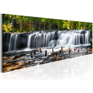 Obraz - Baśniowy wodospad OBRAZ NA PŁÓTNIE WŁOSKIM