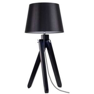 Lampka stołowa Spot Light Rune 1x60W E27 czarny/czarno-biały/czarny 6315404