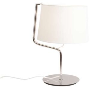 MAXlight Chicago T0030 Lampa stołowa lampka 1x100W E27 chrom / biała