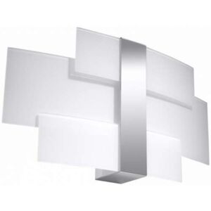 Sollux Celia SL.0350 Kinkiet lampa ścienna 2x40W G9 biały/chrom >>> RABATUJEMY do 20% KAŻDE zamówienie !!!