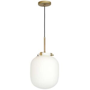 Lampa wisząca zwis żyrandol Luminex Baco 1x60W E27 mosiądz/biały 8350