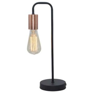 Lampa stołowa lampka Candellux Herpe 1x60W E27 czarna 41-66862