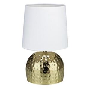 Lampa lampka oprawa stołowa Markslojd Hammer 1x40W E14 biała/złota 105963 - wysyłka w 24h