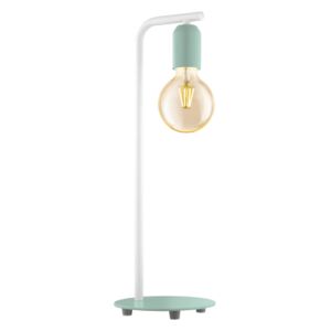 Lampa stołowa Eglo Adri-P 49119 lampka 1x12W E27 zielona/biała