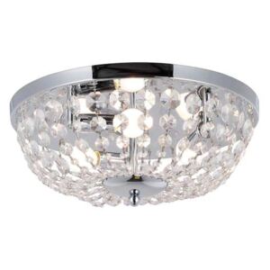 Zuma Line Cosi RLX94775-3 plafon lampa sufitowa 3x40W E14 srebrny / transparentny