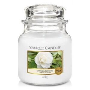 Świeca Yankee Candle Camellia Blossom, średni słoik (411g)