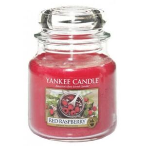 Świeca Yankee Candle Red Raspberry, średni słoik (411g)