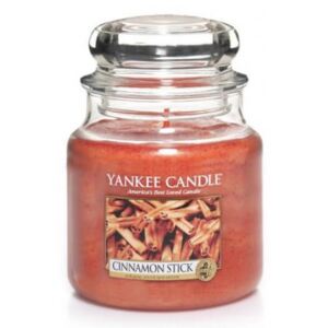 Świeca Yankee Candle Cinnamon Stick, średni słoik (411g)