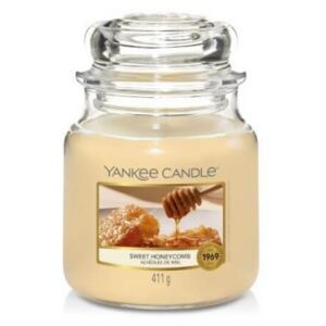 Świeca Yankee Candle Sweet Honeycomb, średni słoik (411g)