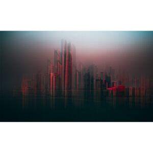 Fotografia artystyczna Abu Dhabi skyline