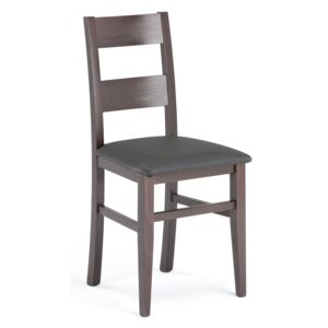 Krzesło do restauracji NASHVILLE, skai, wenge