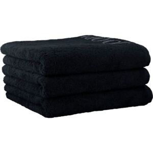 JOOP! 3 x ręcznik 50x100 cm, doubleface, czarny, BEZPŁATNY ODBIÓR: WROCŁAW!