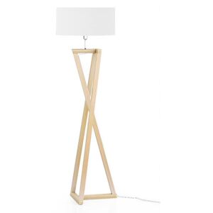 Lampa podłogowa z drewna w stylu skandynawskim LW23-01-17