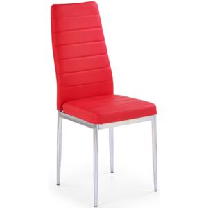 Tapicerowane krzesło Perks - czerwone