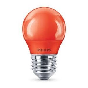 Philips kolorowa żarówka LED P45 E27 czerwony 1SRT4, BEZPŁATNY ODBIÓR: WROCŁAW!