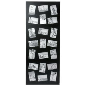 Ramka na 21 zdjęć 10 x 15 cm - galeria do zdjęć, kolor czarny