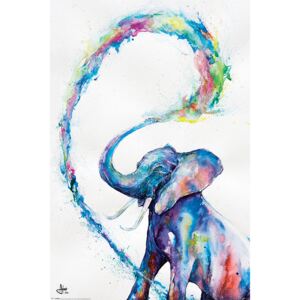 Plakat, Obraz Marc Allante - Elephant, (61 x 91,5 cm)