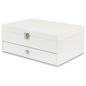 Biała, klasyczna szkatułka na biżuterię Appen