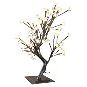 Drzewko szczęścia 48 LED bonsai 50cm lampki dekoracyjne wewnętrzne CIEPŁY BIAŁY