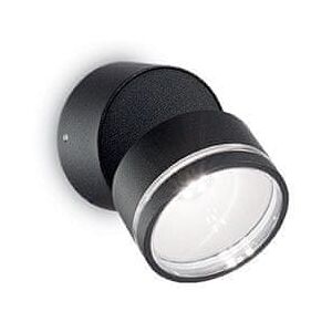 Ideal Lux oprawa punktowa zewnętrzna LED Omega Round AP1, czarny, BEZPŁATNY ODBIÓR: WROCŁAW!