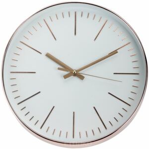 Okrągły zegar ścienny, miedziany - Ø 30 cm