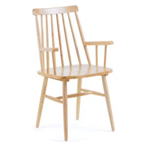Krzesło z drewna kauczukowego La Forma Kristie