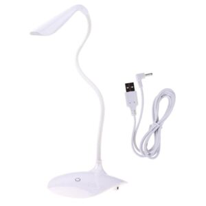 EMOS LED lampka stołowa D08 biała, USB, BEZPŁATNY ODBIÓR: WROCŁAW!