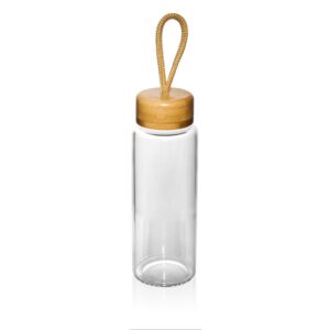 Butelka szklana z zamknięciem z bambusu Bambum Diem, 300 ml