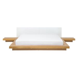 Łóżko jasne drewno 180 x 200 cm ZEN