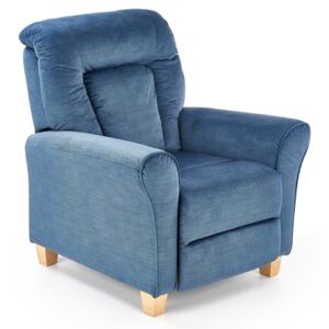 Fotel Rozkładany BARD Niebieski Halmar