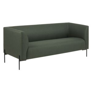 Sofa Ontario, tkanina, metal, zielony, czarny -Actona Company (0000076885)