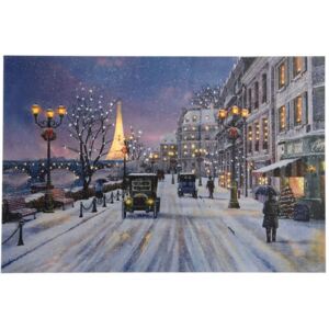Kaemingk ozdoba świąteczna - obraz LED "Paris", BEZPŁATNY ODBIÓR: WROCŁAW!