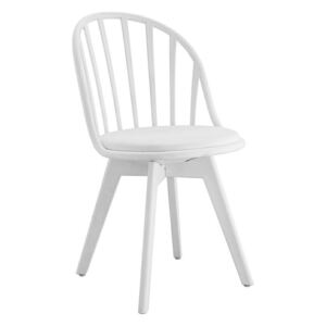 Krzesło patyczak w stylu retro modern Melba - białe
