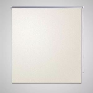 Roleta przeciwsłoneczna 120 x 230 cm kremowo biała