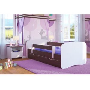 Łóżko z szufladą 160x80cm BabyDreams kolor wenge + GRAFIKA
